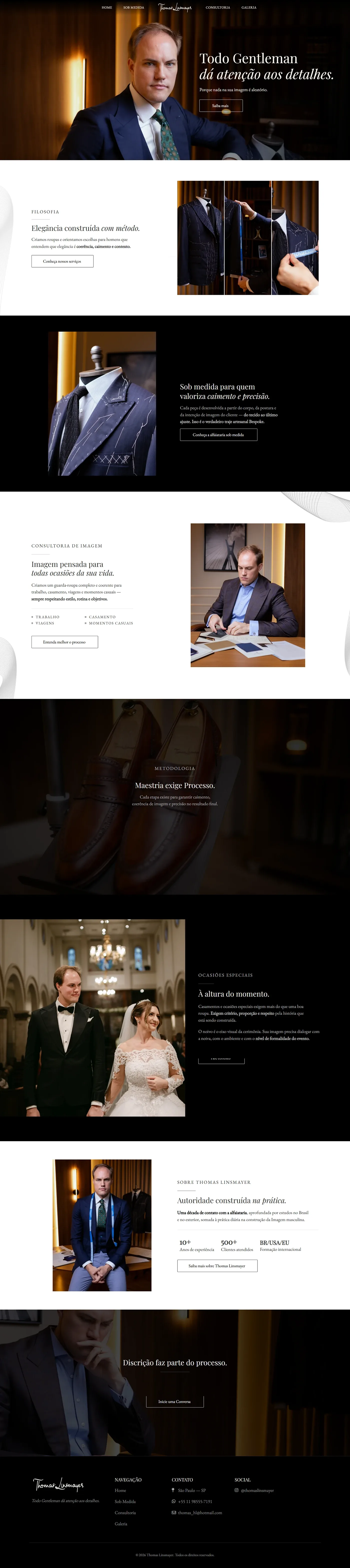 Site institucional do Thomas Linsmayer